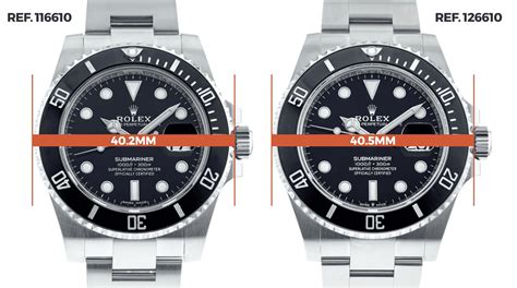 rolex submariner 42mm case|rolex case size chart.